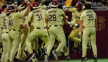 FSU wins in extra innings vs. Northern Illinois to keep season alive, advance to Tallahassee Regional championship