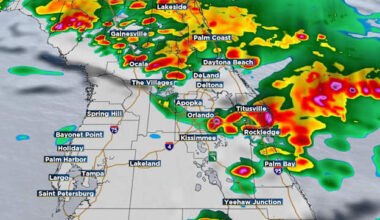 Timeline: Strong storms possible for parts of Central Florida