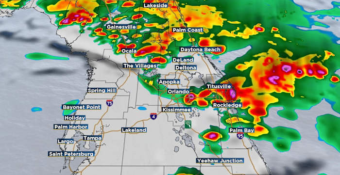 Timeline: Strong storms possible for parts of Central Florida