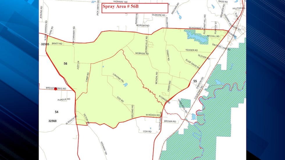 Spray Area 56B: Century/Byrneville