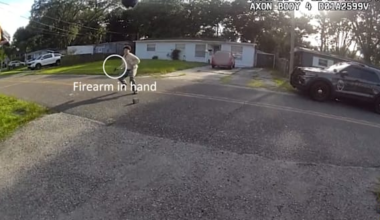 Bodycam shows police confrontation with armed suspect during domestic violence call at Southside home