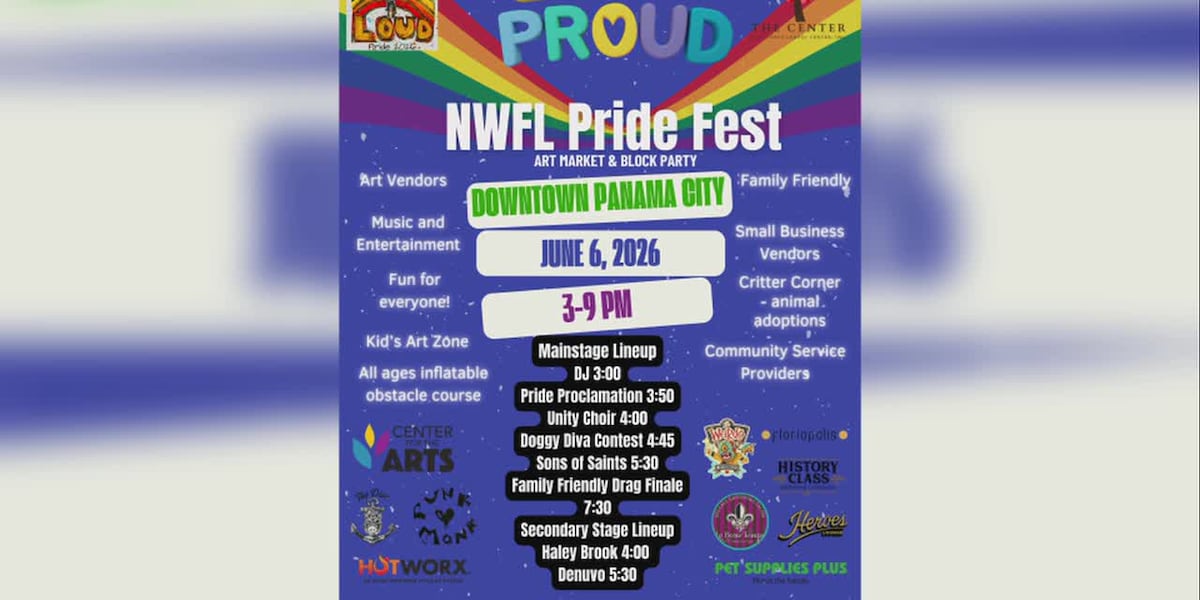 Northwest Florida Pride Fest Celebrates Pride Month This Weekend