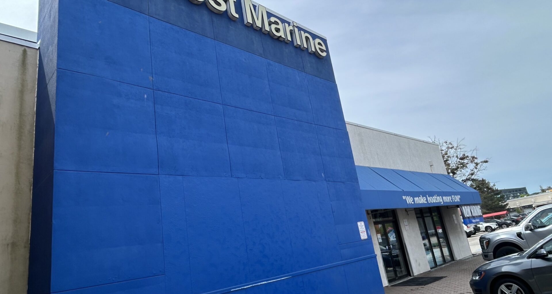 West Marine storefront in Portland