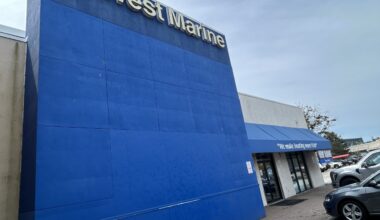 West Marine storefront in Portland