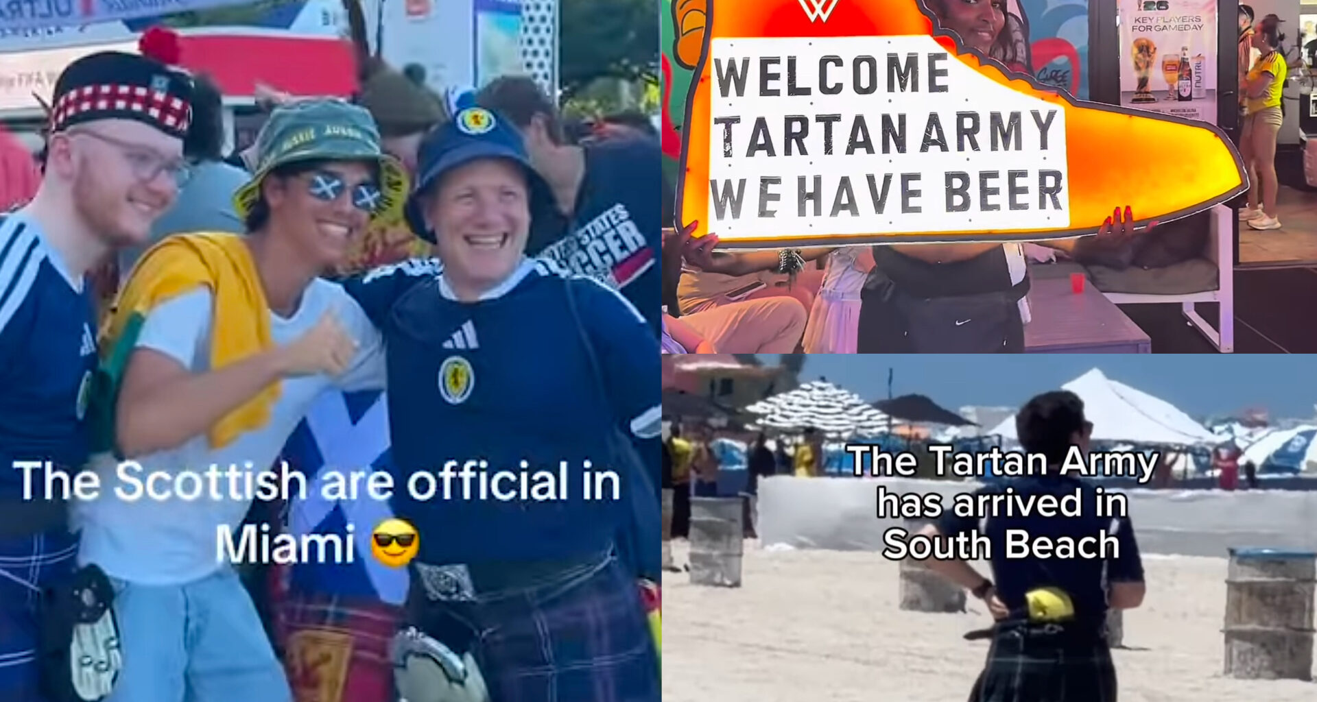 Scotland fans are taking over Miami ahead of Brazil match