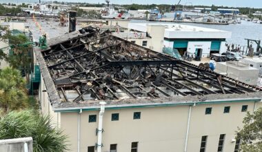 More samples than expected have been recovered from the College of Marine Science Lab on the University of South Florida St. Petersburg campus which was destroyed by a large fire last month. (Spectrum News/Josh Rojas)