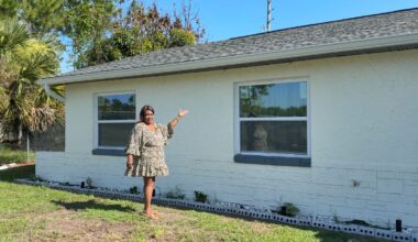 Pine Hills homeowner Marie Conyers Spence received a free roof replacement through Habitat for Humanity’s partnership with Orange County after hurricane damage left her home in need of repairs. (Spectrum News/Bryanna Howard)