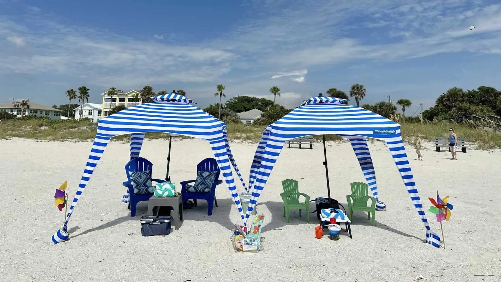 outdoor beach cabanas