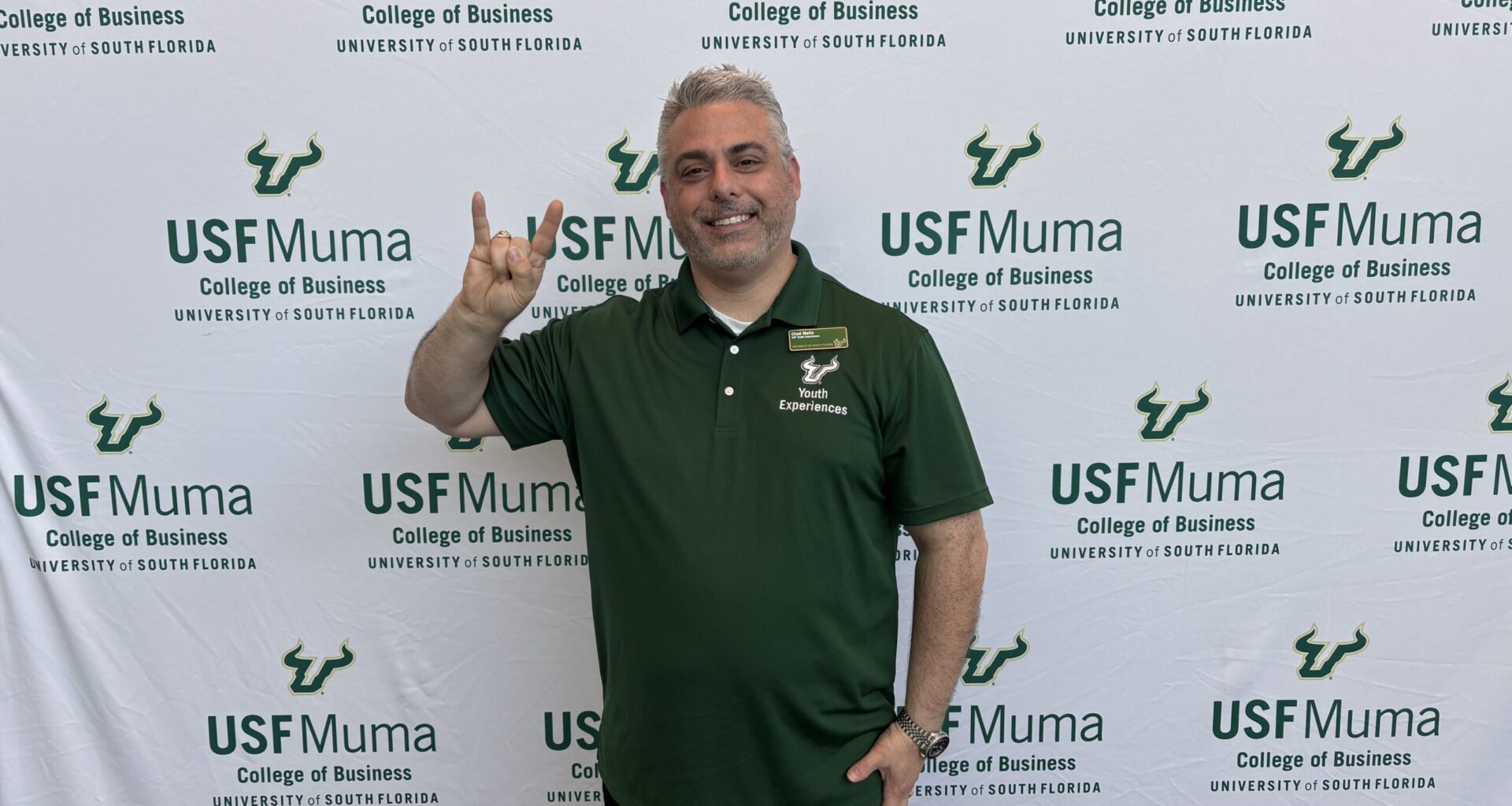 USF alumnus Chad Mallo returns to campus as summer camp leader 25 years post-graduation