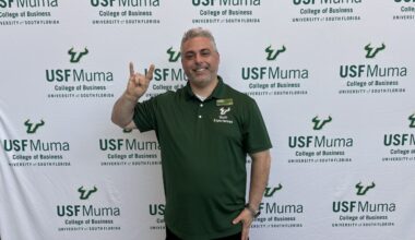 USF alumnus Chad Mallo returns to campus as summer camp leader 25 years post-graduation