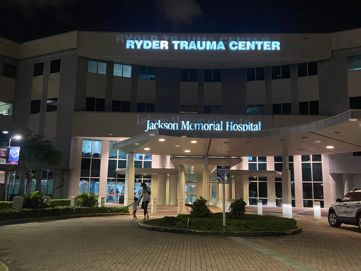 Among patients admitted to Jackson Memorial Hospital in Miami for gunshot wounds, the uninsured were on average discharged more than four days sooner than those with private insurance, a KFF Health News-Trace analysis found.