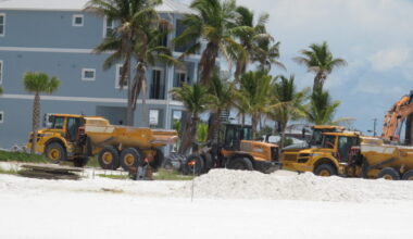 Photos from Fort Myers Beach sand haul/berm project - FORT MYERS