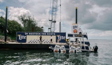 Why Miller Lite sent a barge loaded with beer to Miami