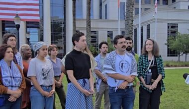 Jacksonville, FL protest stands up to attacks on free speech, demands justice for Grady and Cauley — Fight Back! News