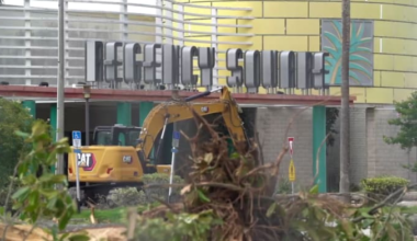 What’s happening with the Regency Square Mall? Fence and construction equipment surrounds site