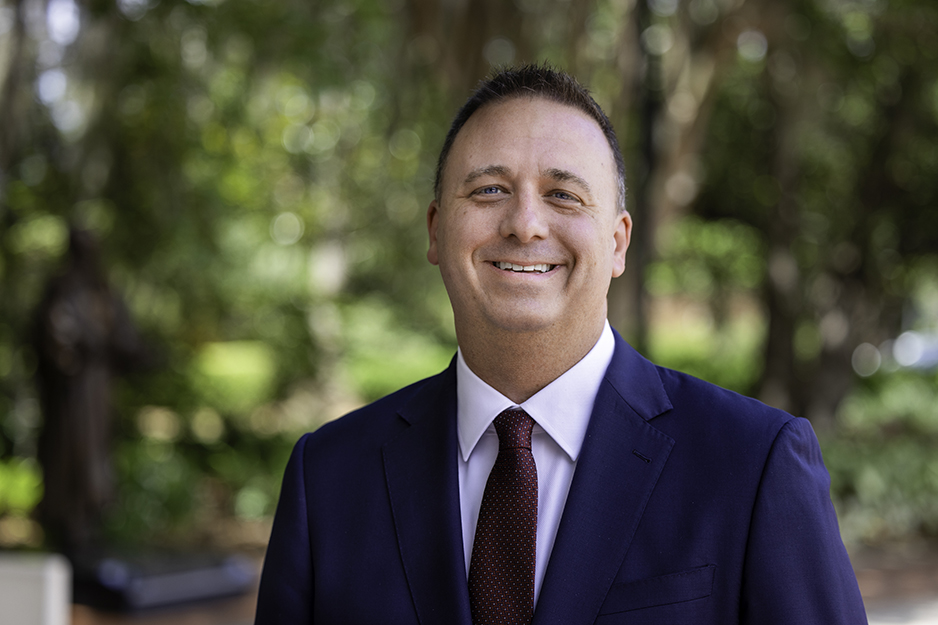 Jonathan Fozard is pictured outdoors.