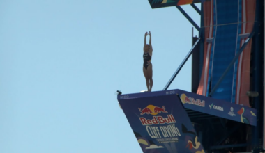 The best high divers in the world ‘drop in’ on the St. Pete Pier for the Red Bull Cliff Diving World Series