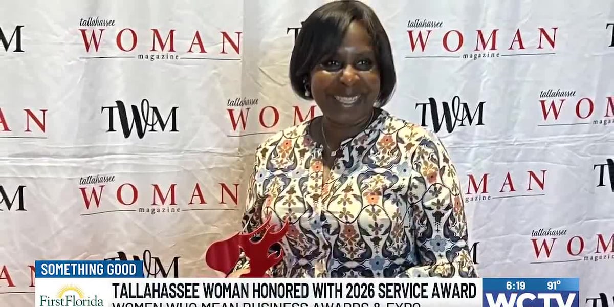 Something Good: Tallahassee woman honored with 2026 service award