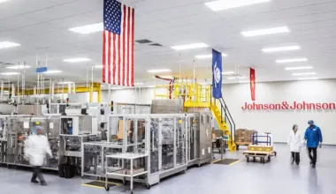 The vision manufacturing operation at Johnson and Johnson.
