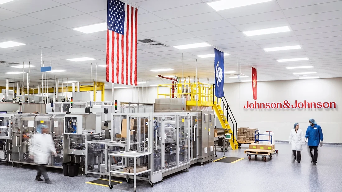 The vision manufacturing operation at Johnson and Johnson.