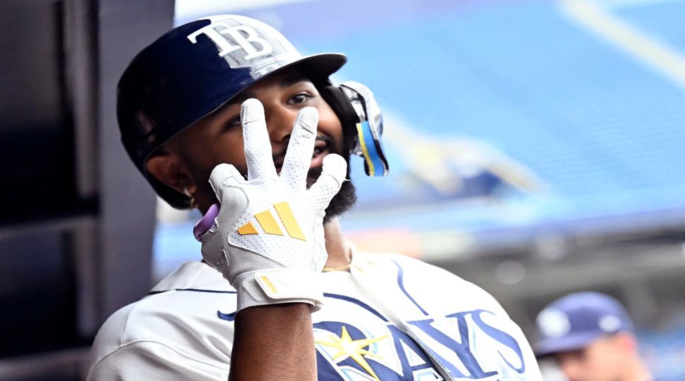 Caminero tied a franchise record with his three home runs and registered his sixth career multi-homer game and second this season. (AP PHOTO)