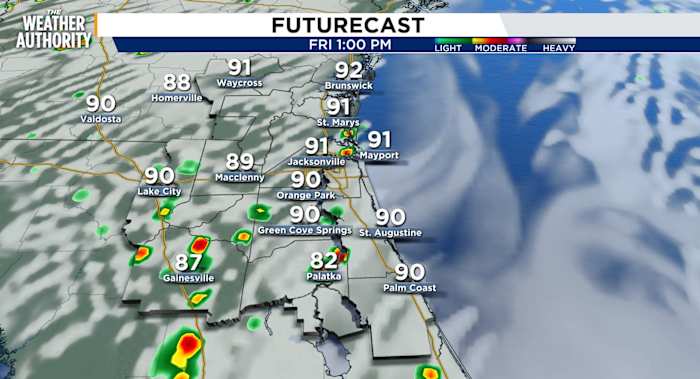 LIVE RADAR: Afternoon storms already firing up amid dangerous heat