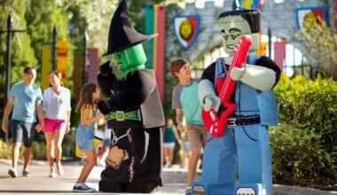 Monster Meet & Greets during Brick-or-Treat will give children a chance to get up close with LEGO characters like Monster Rocker. (Courtesy of LEGOLAND Florida)