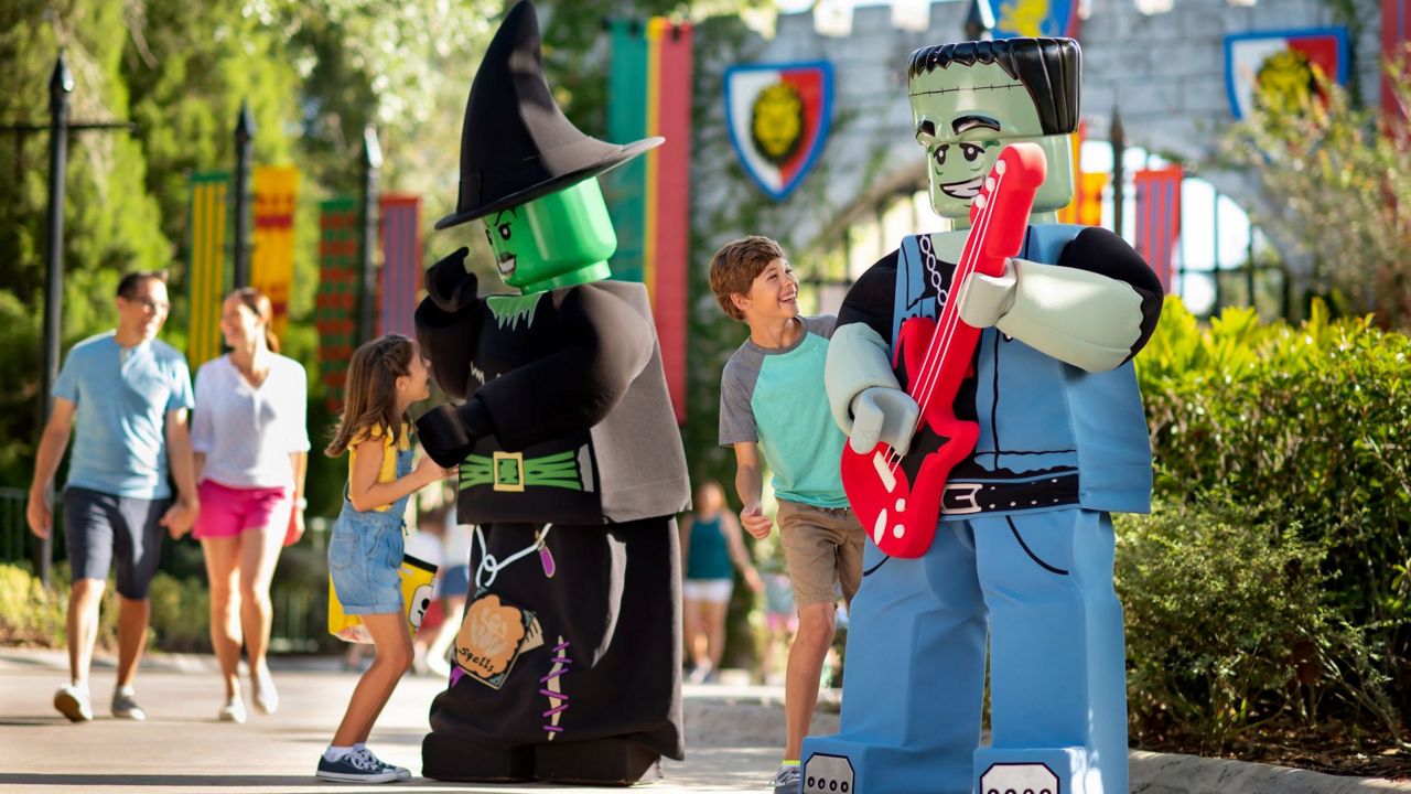Monster Meet & Greets during Brick-or-Treat will give children a chance to get up close with LEGO characters like Monster Rocker. (Courtesy of LEGOLAND Florida)