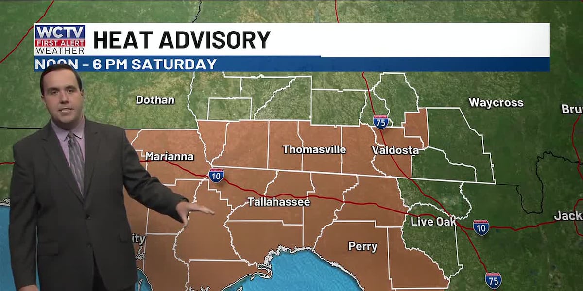 Our first Heat Advisory of the season on Saturday 🔥🥵