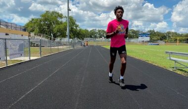 Largo's Kylen Monk shines on the track