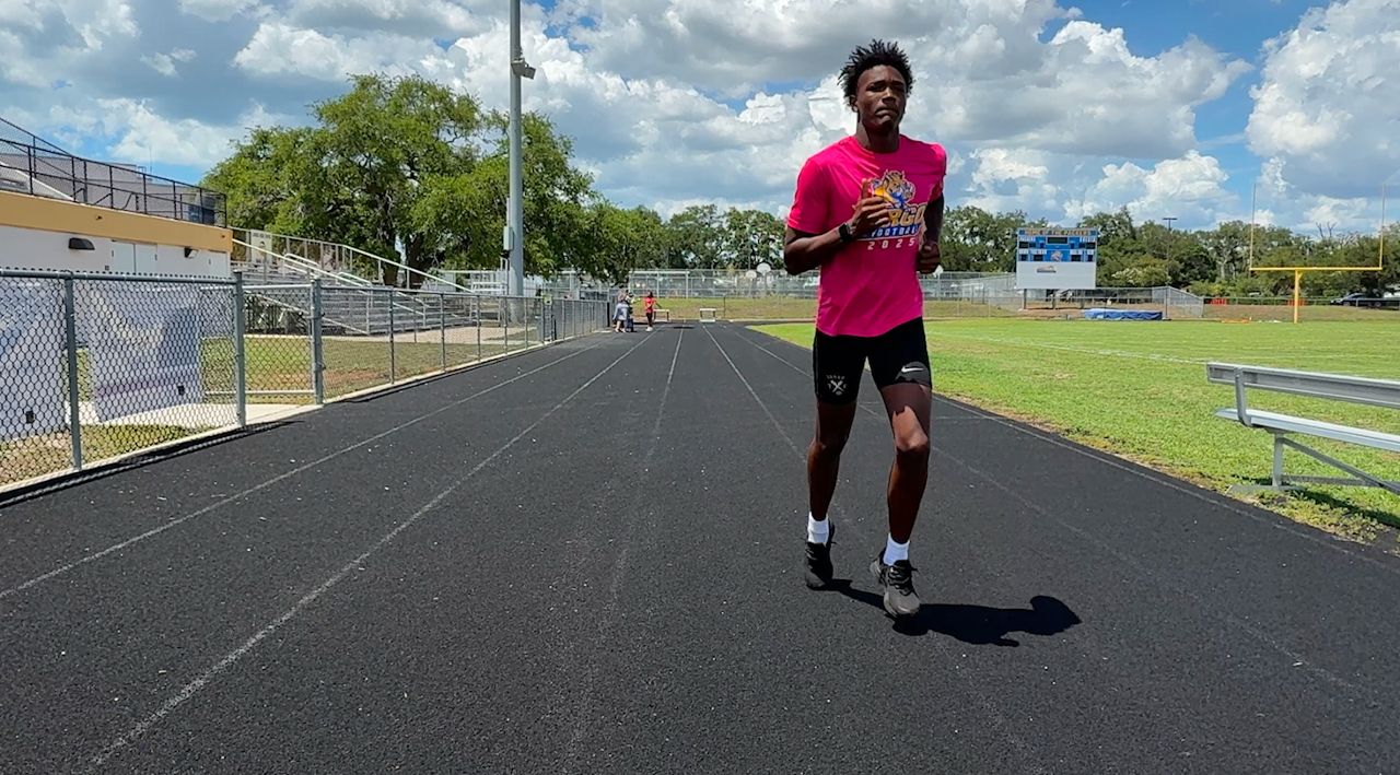 Largo's Kylen Monk shines on the track