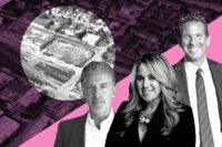 Lissette Calderon of Neology Group with Lion Development Group’s Michael and Ron Simkins and 1000 Northwest 23rd Street in Miami’s Allapattah