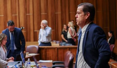 Police body camera footage is shown at George Pino trial
