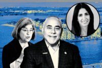 Miami-Dade Mayor Daniella Levine Cava, former COO Jimmy Morales and former PortMiami Director Hydi Web over Fisher Island