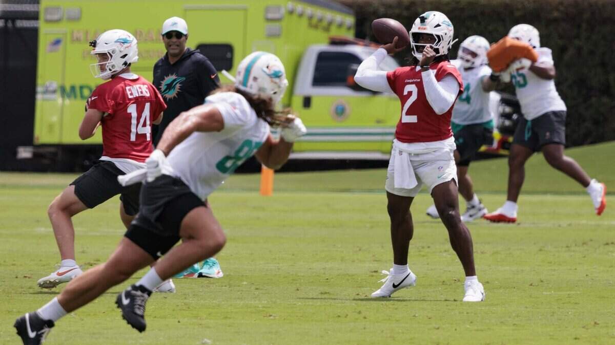QB Malik Willis is the Dolphins player who needs the most work