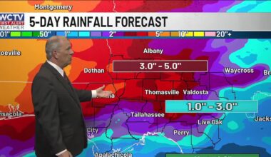 Unsettled pattern: Showers and storms through midweek ⛈️