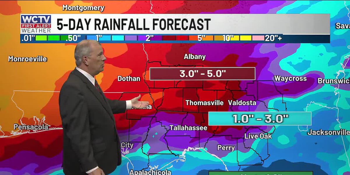 Unsettled pattern: Showers and storms through midweek ⛈️