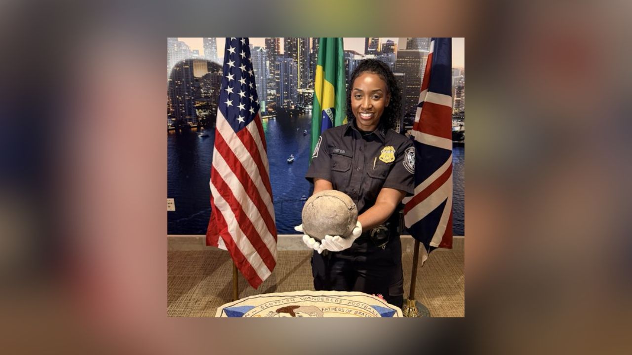 World's Oldest Soccer Ball In Miami For World Cup 2026
