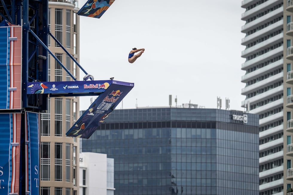 The Red Bull Cliff Diving World Series is taking place in Florida for the first time.
