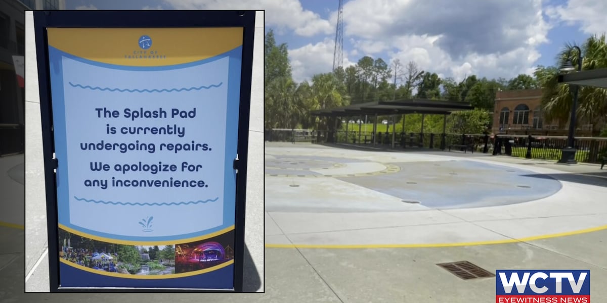 Cascades Park splash pad closed for repairs