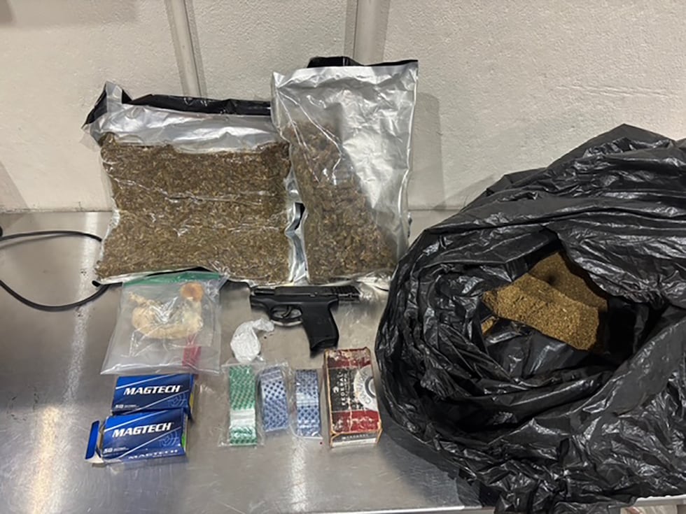 Deputies said they found a firearm, cocaine, marijuana, psilocybin mushrooms, synthetic...