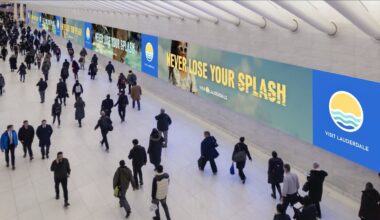 OoH: Visit Lauderdale Takes Over Oculus Screens in New York