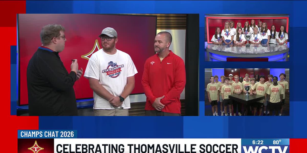 Champ Chat: Thomasville girls and boys soccer visits WCTV studio