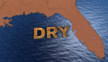 An unusual weather pattern is building in Florida: high heat, low rain chances