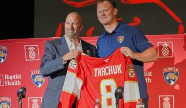 Brady Tkachuk introduced by Florida Panthers, discusses the trade to his brother’s team – Baltimore Sun
