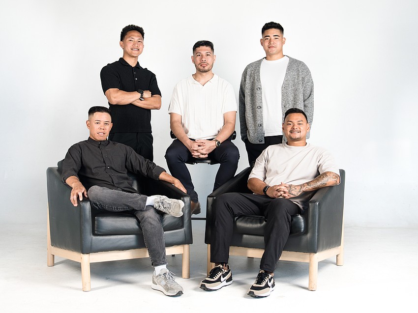 The Pearl Hospitality Group consists of hospitality veterans. Front from left: Francis Varias and Raymond De Padua. Back row from left: Nathan Ferrer, Justin Raulerson and John Panghulan. The Pearl Hospitality Group consists of hospitality veterans. Front from left: Francis Varias and Raymond De Padua. Back row from left: Nathan Ferrer, Justin Raulerson and John Panghulan.