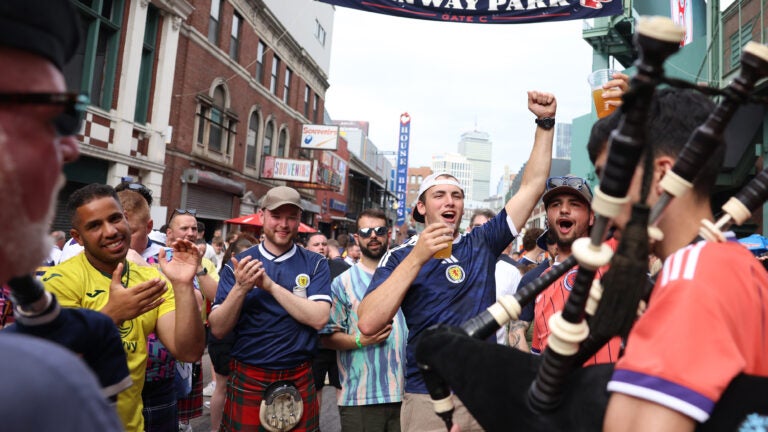 Scotland fans thank Boston as they head to Miami