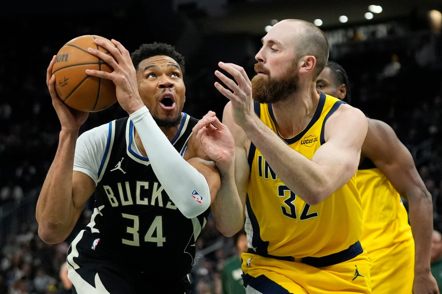Giannis Antetokounmpo averaged 27.6 points, 9.8 rebounds, and 5.4 assists over 36 games this past season.