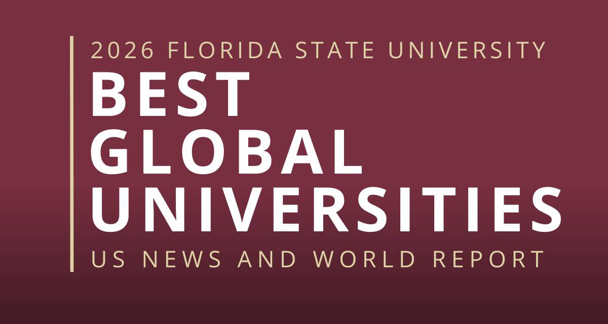 FSU education program ranks No. 25 globally in U.S. News & World Report rankings