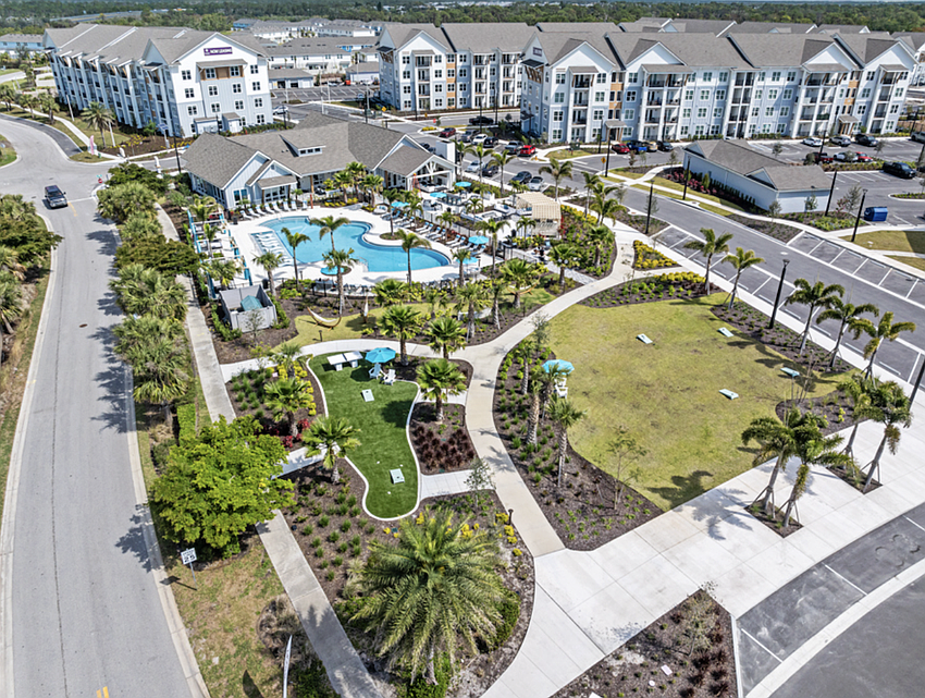 Render Legacy Trail contains 450 apartments in a garden-style complex in Nokomis. Render Legacy Trail contains 450 apartments in a garden-style complex in Nokomis.
